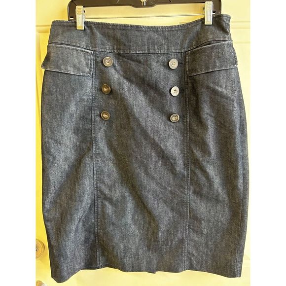 halograph Dresses & Skirts - Halograph Sailor style dark denim skirt